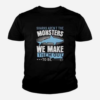 Sharks Aren't The Monsters We Make Them Out To Be Ladies Tee - Seseable