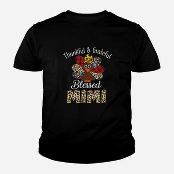 Thankful Grateful Blessed Mimi Turkey Thanksgiving T-Shirt Thankful Grateful Blessed Mimi Turkey Thanksgiving T-Shirt