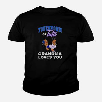 Touchdown Or Tutu Grandma Loves You Gender Reveal Shirt