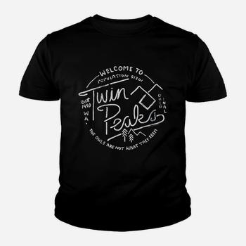 Twin Peaks Vintage Original 1990 Line Sketch Graphic T-Shirt Twin Peaks Vintage Original 1990 Line Sketch Graphic T-Shirt
