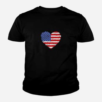 Usa Flag Heart T Shirt 4th July Red White Blue Stars Stripes Usa Flag Heart T Shirt 4th July Red White Blue Stars Stripes