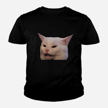 Woman Yelling At A Cat Confused T-Shirt Woman Yelling At A Cat Confused T-Shirt