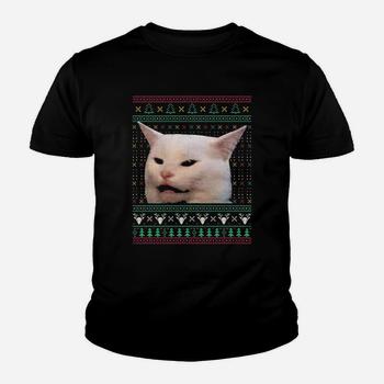 Woman Yelling At A Cat Ugly X-Mas Sweaters Funny Meme Dress T-Shirt Woman Yelling At A Cat Ugly X-Mas Sweaters Funny Meme Dress T-Shirt