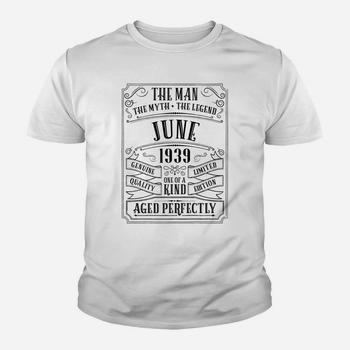 April 1939 80 Years Old 80th Birthday Gift 1939 Yrs Shirt