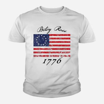 Betsy Ross Flag 1776 Vintage Revolutionary Flag T-Shirt