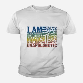 T-shirt Black Girl Magic Afro Pour Bébé/toddler - Couleur Violet, Coton, Message Black History Month