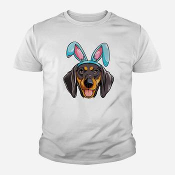 Dabbing Easter Bunny Dachshund Doxie Girls & T Shirt Design Dabbing Easter Bunny Dachshund Doxie Girls & T Shirt Design