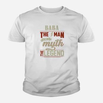Man, Myth, Legend Father's Day Gift T-Shirt From Wife, Kids