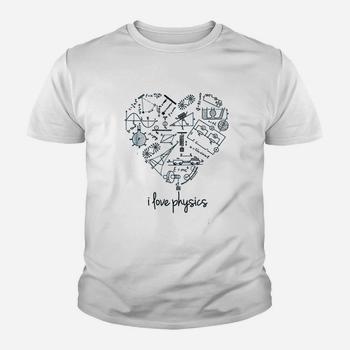 I Love Physics Science Math Graph Formula Equation T-Shirt I Love Physics Science Math Graph Formula Equation T-Shirt