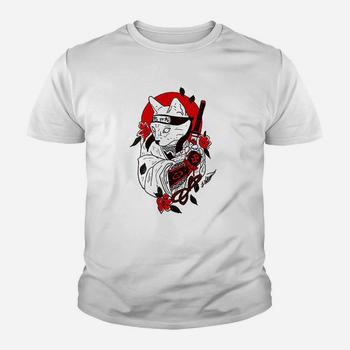 Japanese Samurai Cat Katana Ninja Kitty T-Shirt Japanese Samurai Cat Katana Ninja Kitty T-Shirt