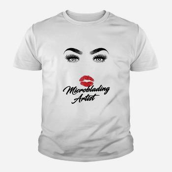 Womens Womens Womens Makeup Artist Tee Shirt: Microblading & Brow