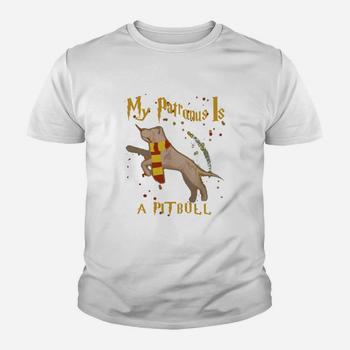 My Patronus Is A Pitbull Dog Christmas Tshirt Gifts
