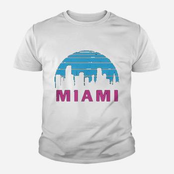 Vintage Miami Florida Cityscape Retro Graphic T-Shirt