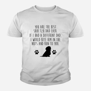 Best Shih Tzu Dad Ever I Love My Shih Tzu T-Shirt