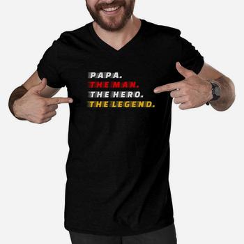 Mens Papa Man Myth Legend T-Shirt Gift For Father Dad Daddy Tee Mens Papa Man Myth Legend T-Shirt Gift For Father Dad Daddy Tee