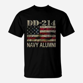 Dd-214 Us Navy Alumni Vintage American Flag T Shirt Dd-214 Us Navy Alumni Vintage American Flag T Shirt
