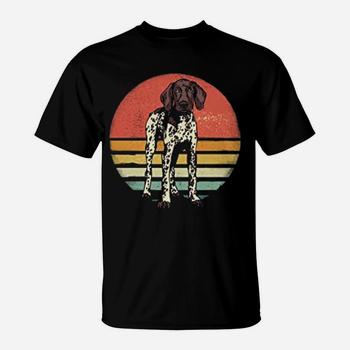 Pointers German Shorthaired Shirt Vintage Dog Retro T-Shirt