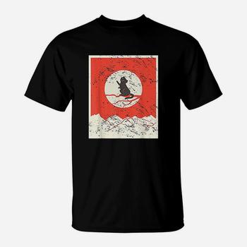 Kawaii Japanese Anime Vintage Japanese Cat Design T-Shirt Kawaii Japanese Anime Vintage Japanese Cat Design T-Shirt