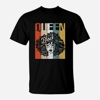 Strong Black Woman Afro Words Art Natural Hair Queen T-Shirt Strong Black Woman Afro Words Art Natural Hair Queen T-Shirt