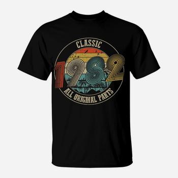 37th Birthday Gift Classic 1982 Shirt Vintage Men Women 37th Birthday Gift Classic 1982 Shirt Vintage Men Women