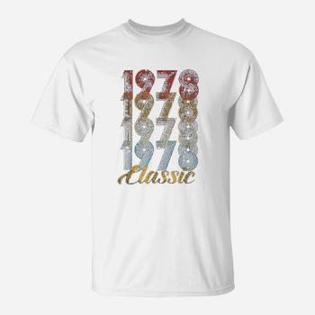 Cutecomfy 40th Birthday Gift Vintage 1978 T-Shirt Men Women Cutecomfy 40th Birthday Gift Vintage 1978 T-Shirt Men Women