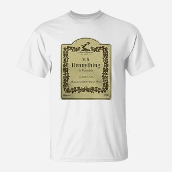 Mens Henny Thing Is Possible Gold T-Shirt Mens Henny Thing Is Possible Gold T-Shirt