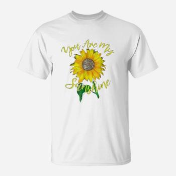 You Are My Sunshine Hippie Sunflower Shirt