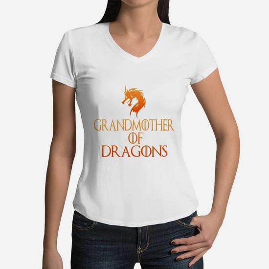 Grandmother Of Dragons T-Shirt Cool Funny Grandma Gift Tee