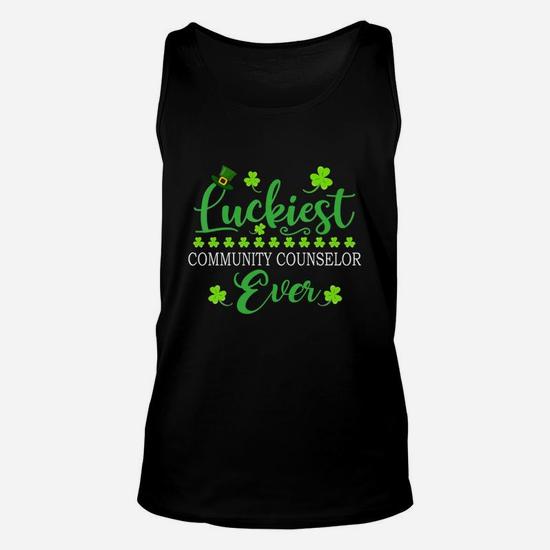 Luckiest Counselor Ever Shamrock St Patrick's Day Gift T-Shirt Luckiest Counselor Ever Shamrock St Patrick's Day Gift T-Shirt