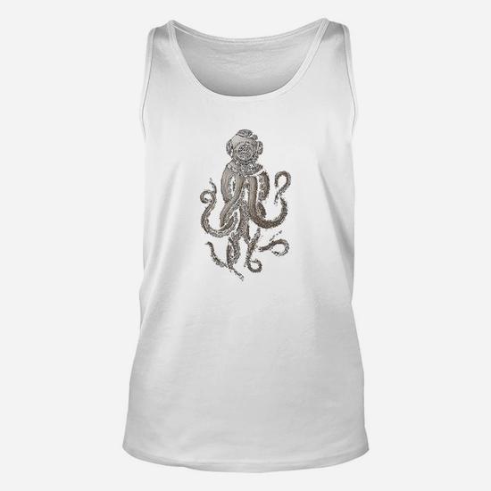 Retro Scuba Deep Sea Octopus Release The Kraken T-Shirt Retro Scuba Deep Sea Octopus Release The Kraken T-Shirt