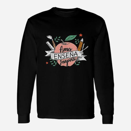 Ama Ensena Inspira Love Teach Inspire Spanish Teacher Shirt