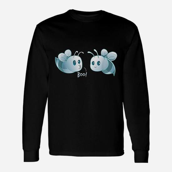 Boo Bees T-Shirt Halloween Ghost Bee Here For The Boos Shirt