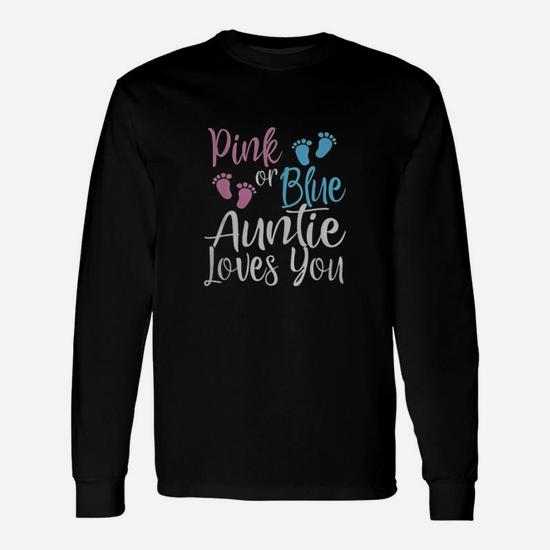 Pink Or Blue Cool Gender Reveal Shirt For Aunt Auntie Pink Or Blue Cool Gender Reveal Shirt For Aunt Auntie