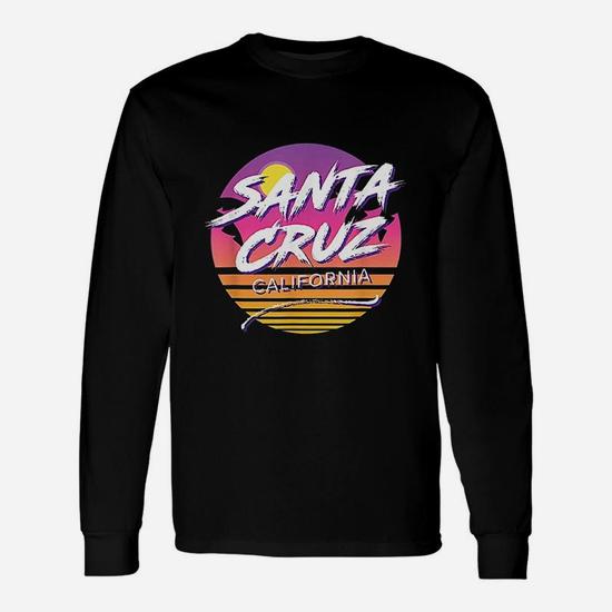 Santa Cruz California Fun 1980s Tropical Graphic T-Shirt Santa Cruz California Fun 1980s Tropical Graphic T-Shirt