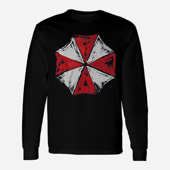 Stoned Resident Umbrella Evil Corp Symbol Artsy Mashup Long
