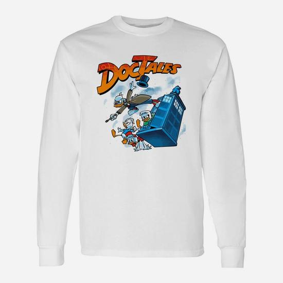 Doctales 90 s Retro Cartoon T shirt Long Sleeve T Shirt Seseable UK