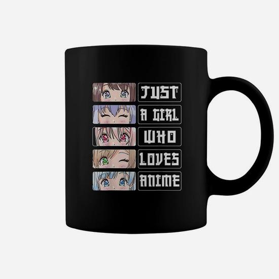 Anime Girl Gift Just A Girl Who Loves Anime Coffee Mug - Seseable