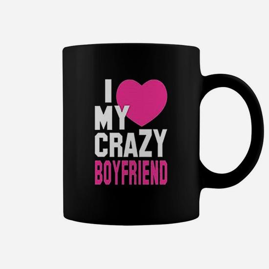 To My Girlfriend I Love My Crazy Girlfriend Necklace Stainless Steel o -  Express Your Love Gifts