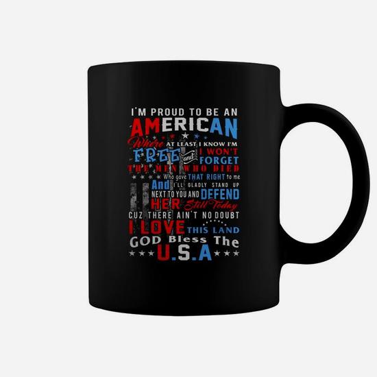 Im Proud To Be An American Coffee Mug | Seseable UK