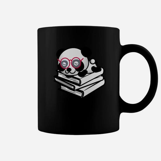Panda Bear Cute Book Nerd Love Reading Funny Geek Gift Coffee Mug |  Seseable UK