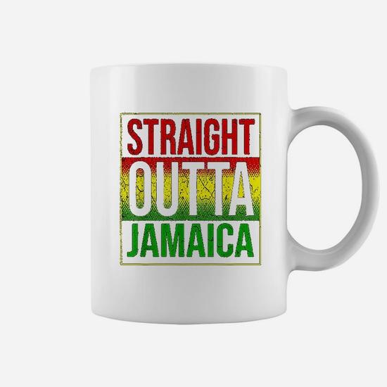 Jamaica Straight Outta Jamaica Rasta T-Shirt Gift Tee