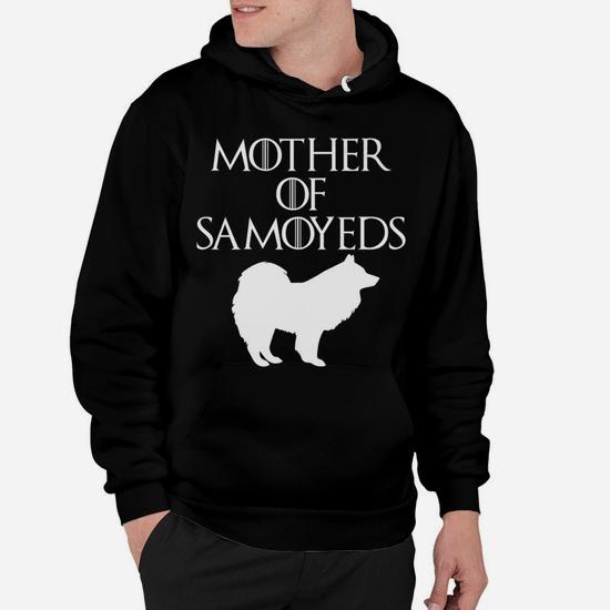 Cute & Unique White Mother Of Samoyeds T-Shirt E010746 Cute & Unique White Mother Of Samoyeds T-Shirt E010746
