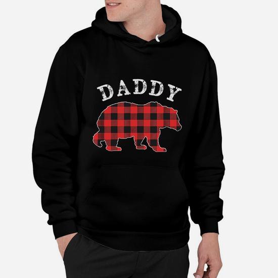 Red Plaid Daddy Bear Buffalo Matching Family Pajama T-Shirt Red Plaid Daddy Bear Buffalo Matching Family Pajama T-Shirt