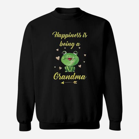 Grandma Shirt Happiness Is Being A Grandma Frog Tshirt