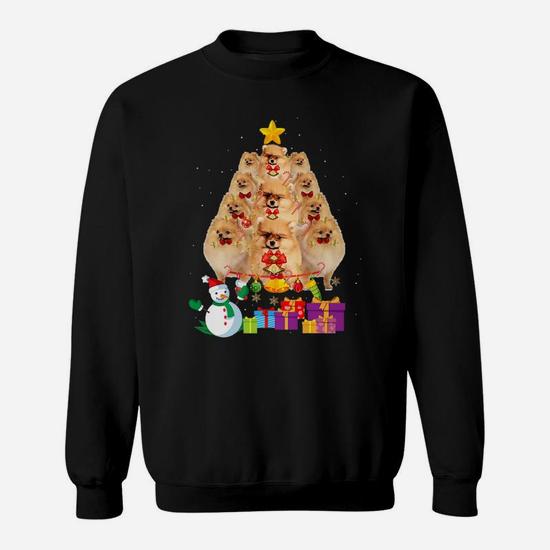 Pomeranian Christmas Tree Ornament Funny Christmas Gifts T-Shirt Pomeranian Christmas Tree Ornament Funny Christmas Gifts T-Shirt