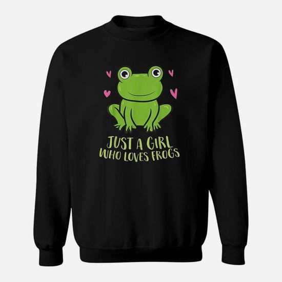 Frog Catcher Amphibian Just A Girl Who Loves Frogs T-Shirt sold by