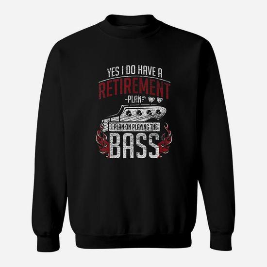 Bass Guitar T-Shirt - Retirement Plan - Retired Bassist Bass Guitar T-Shirt - Retirement Plan - Retired Bassist