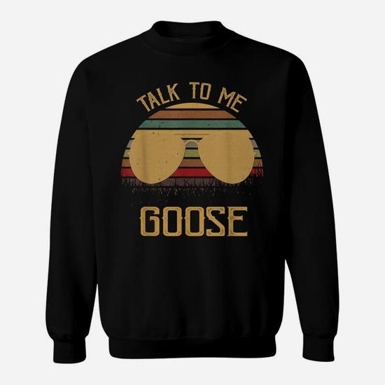 Retro Vintage Sunset Sunglass Talk To Me Goose Funny T-Shirt