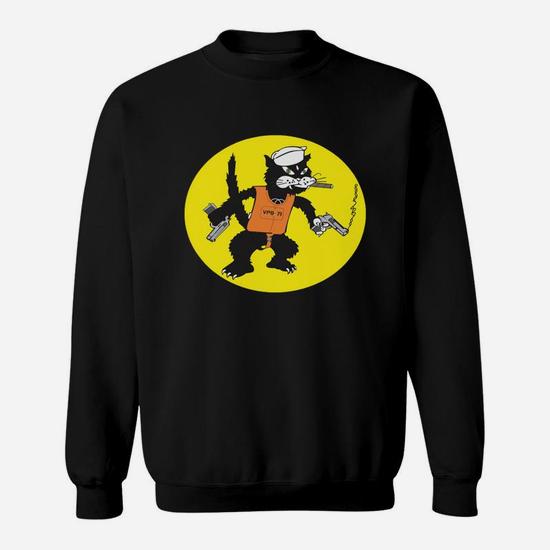 Vpb 71 Black Cat Squadron Sweat Shirt | Seseable CA