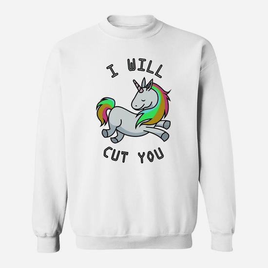 unicorn t shirt i will cut you